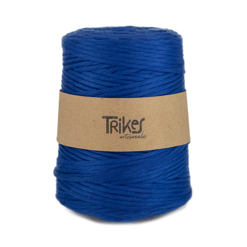 Hilaza Soft Algodon Poliester Azul Rey 4mm