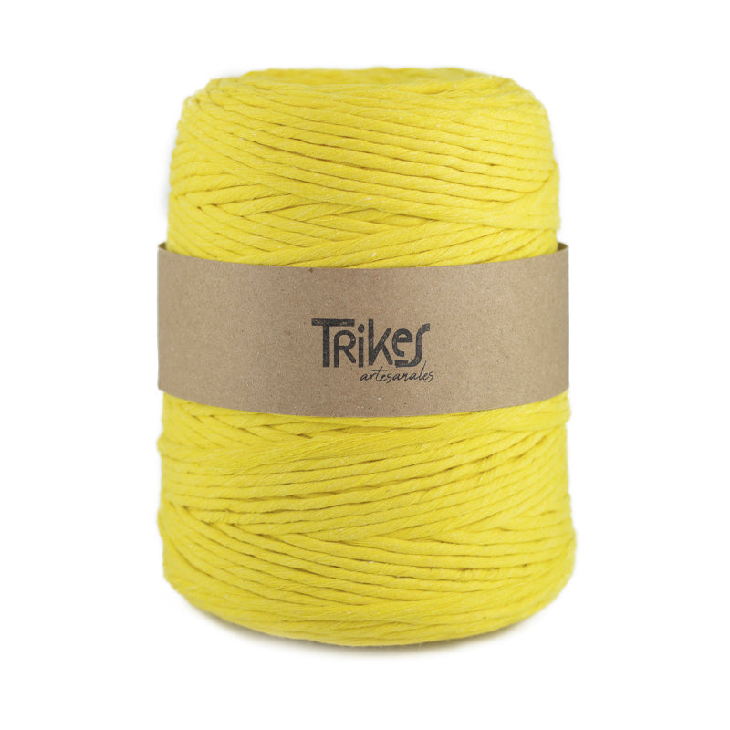 Hilaza Cotton Extra Amarillo Canario 4mm