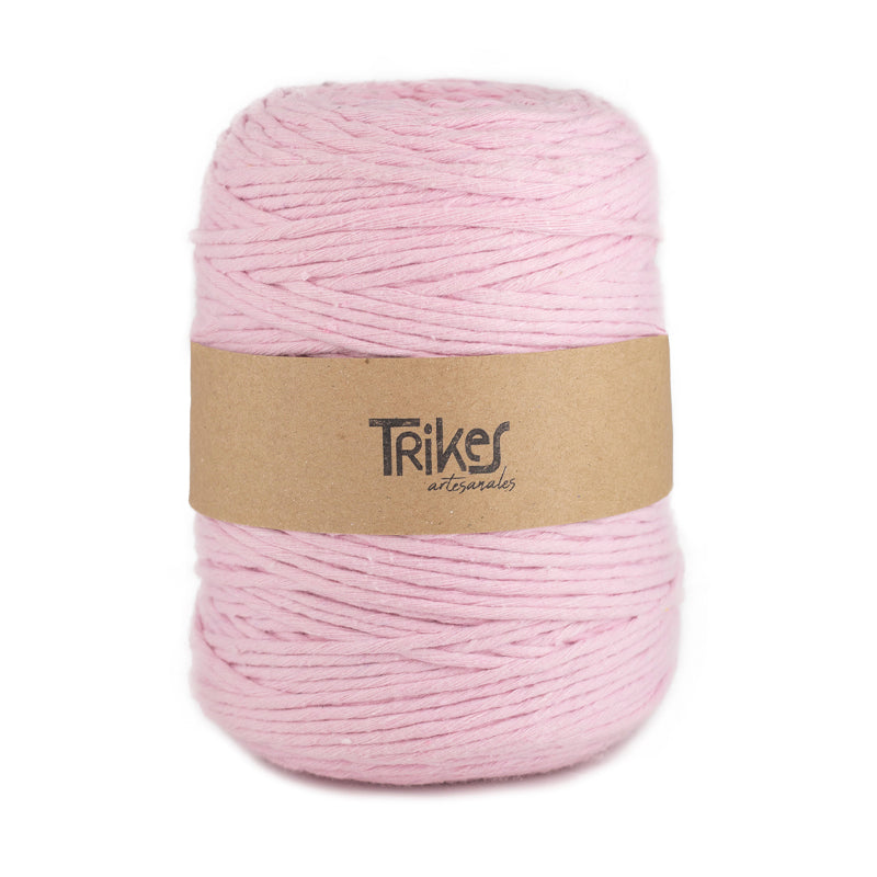 Hilaza Torcida 4mm Rosa Bebe