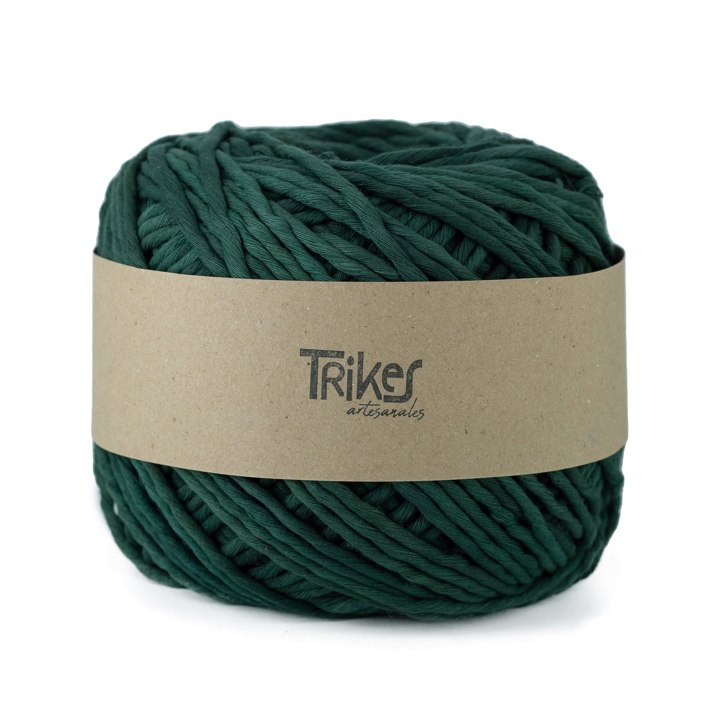 Hilaza Teñida 4mm Verde Botella