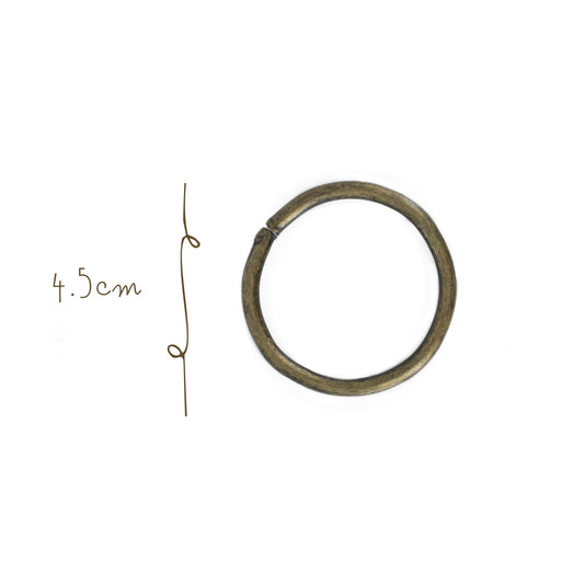 Argolla Metal 4.5cm Oro Viejo