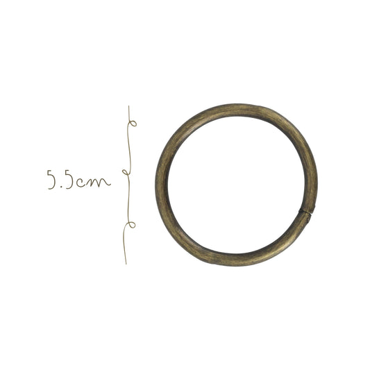 Argolla Metal 5.5cm Oro Viejo