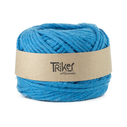 Hilaza Torcida Bola 5mm Azul Garrafon
