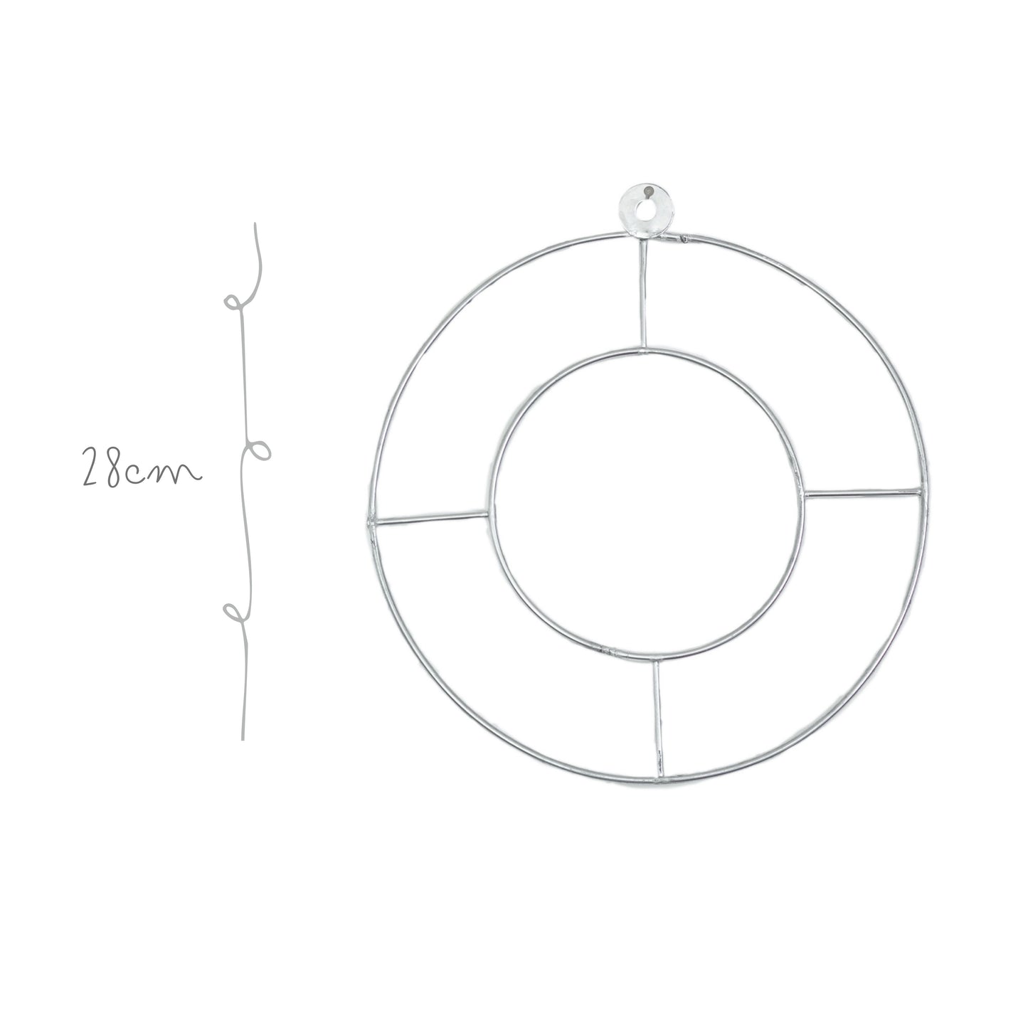 Base de Metal Espejo Chica 28cm