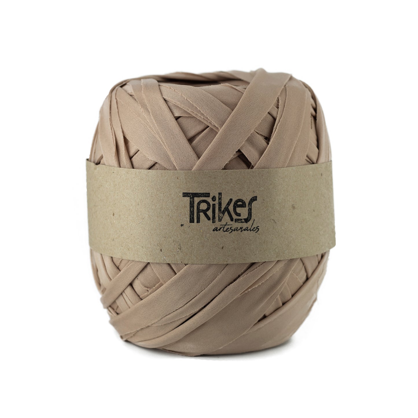Trapillo Pluma Plano Pol 2.5cm Beige