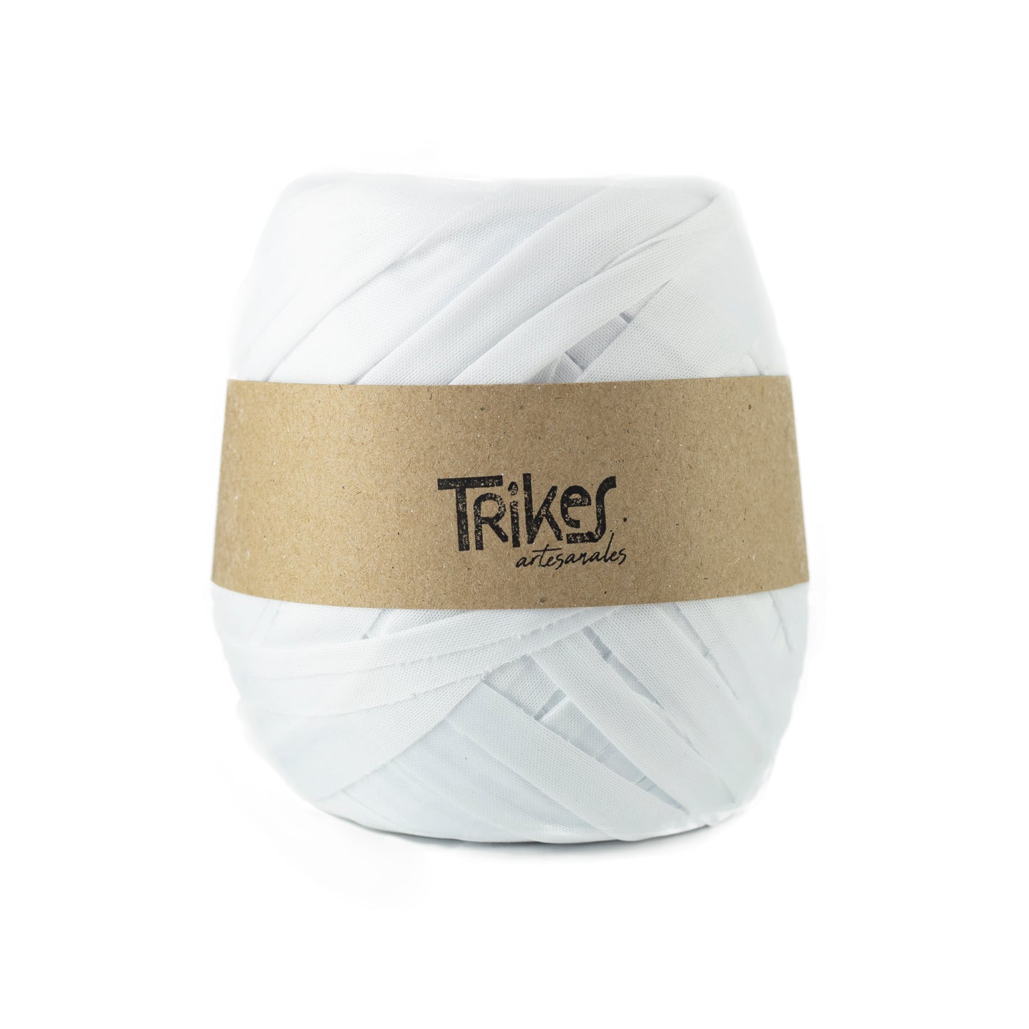 Trapillo Pluma Plano Pol 2.5cm Blanco