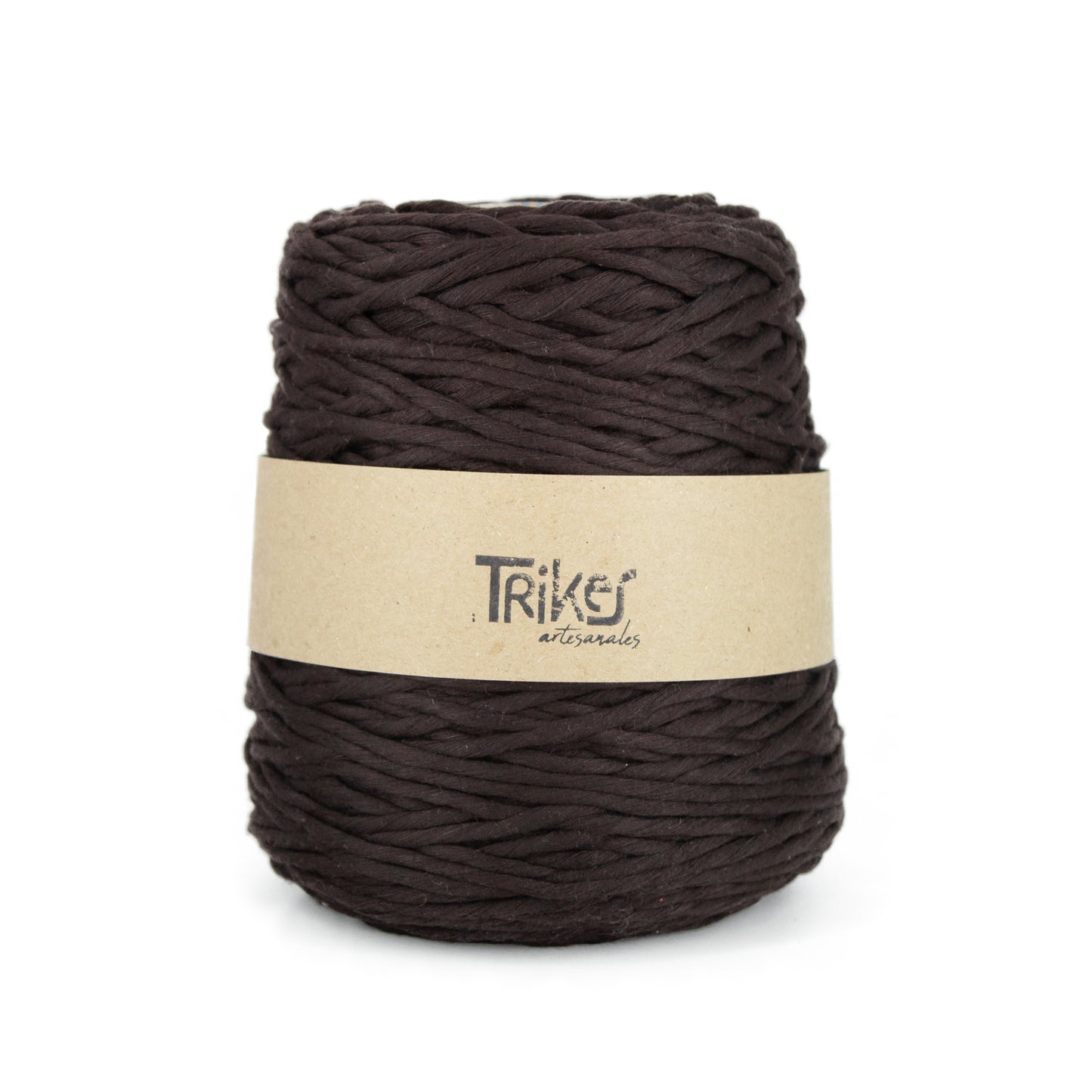 Hilaza Soft Algodon Poliester Chocolate 4mm