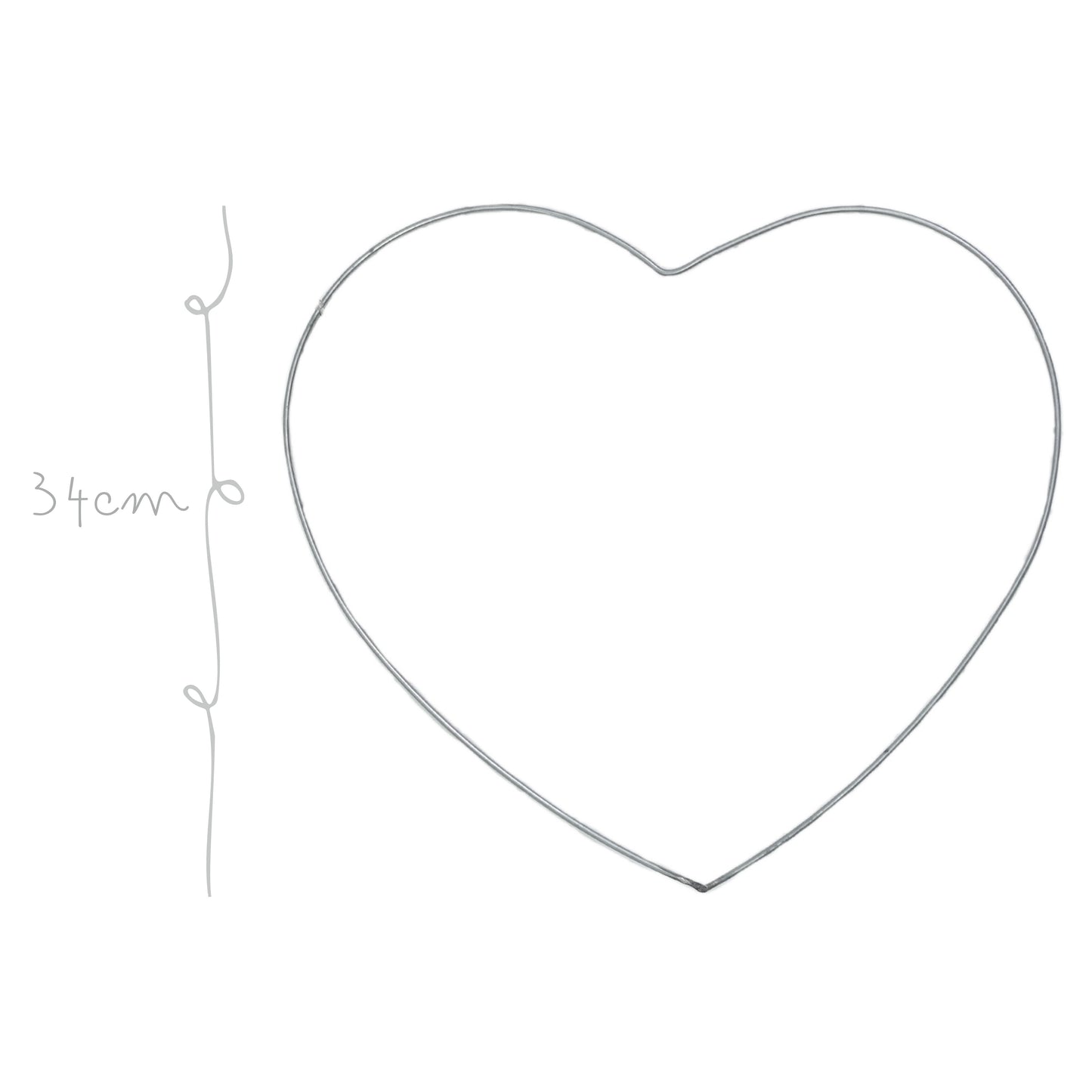 Corazon de Metal Grande 34cm