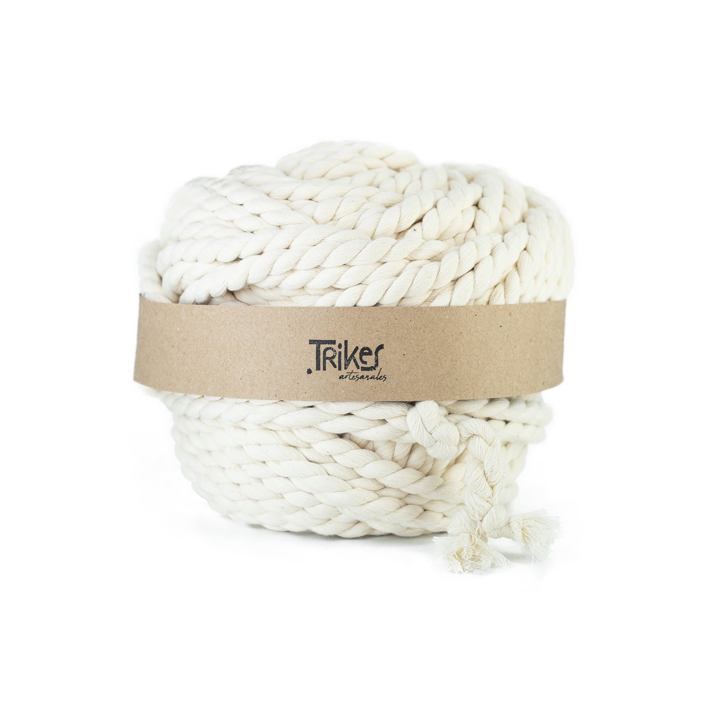 Cordon Flojo 2 Cabos Extra Fino 13mm Crudo