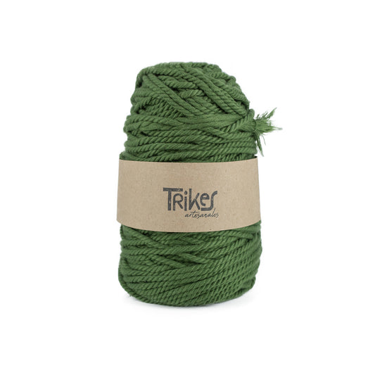 Cordón Soft 3 cabos 4mm Verde Militar