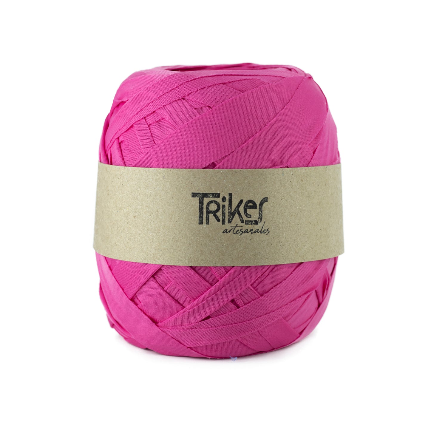 Trapillo Pluma Plano Pol 2.5cm Fucsia