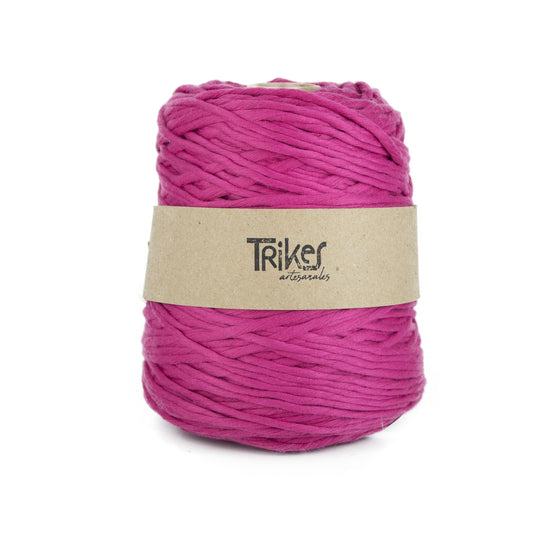 Hilaza Soft Algodon Poliester Fucsia 4mm