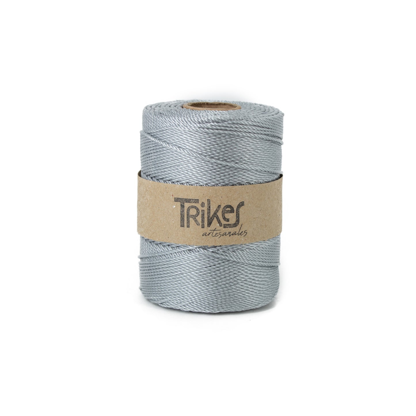 Piola Sintetica 2mm Gris Plata