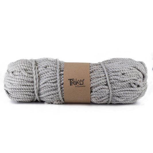 Cordon Flojo 2 Cabos 6mm Gris Plata