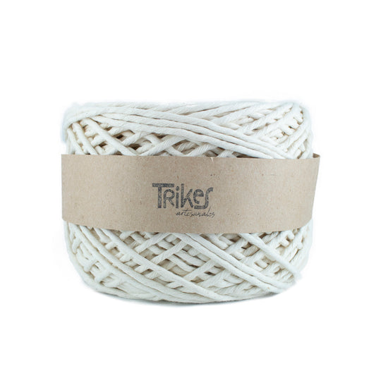 Hilaza Torcida Fina 4mm Crudo