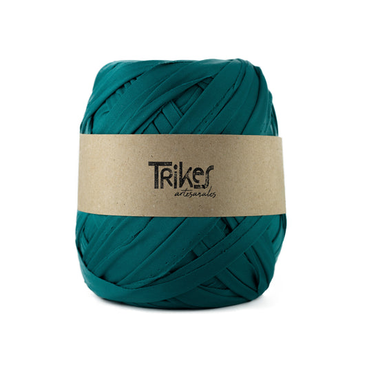Trapillo Pluma Plano Pol 2.5cm Verde Jade
