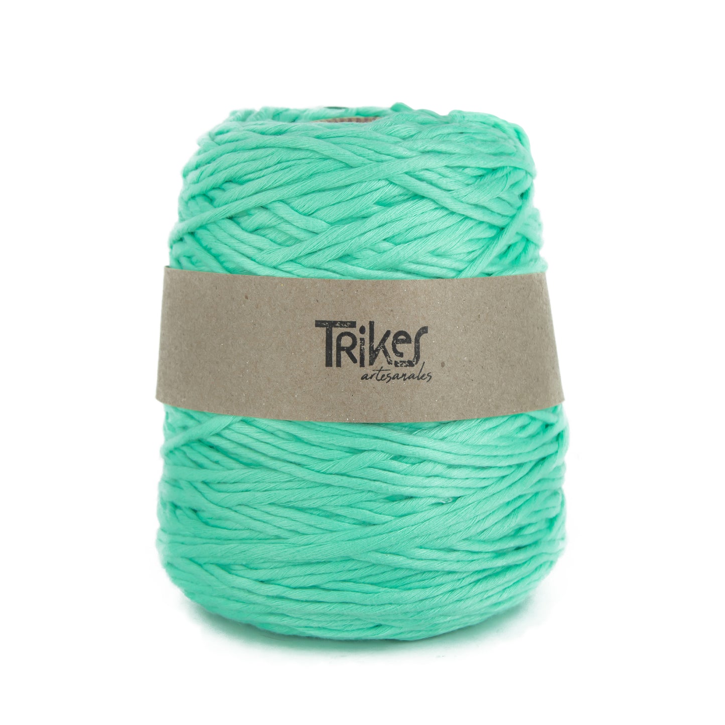 Hilaza Soft Algodon Poliester Menta 4mm