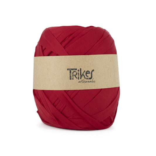 Trapillo Pluma Plano Pol 2.5cm Rojo