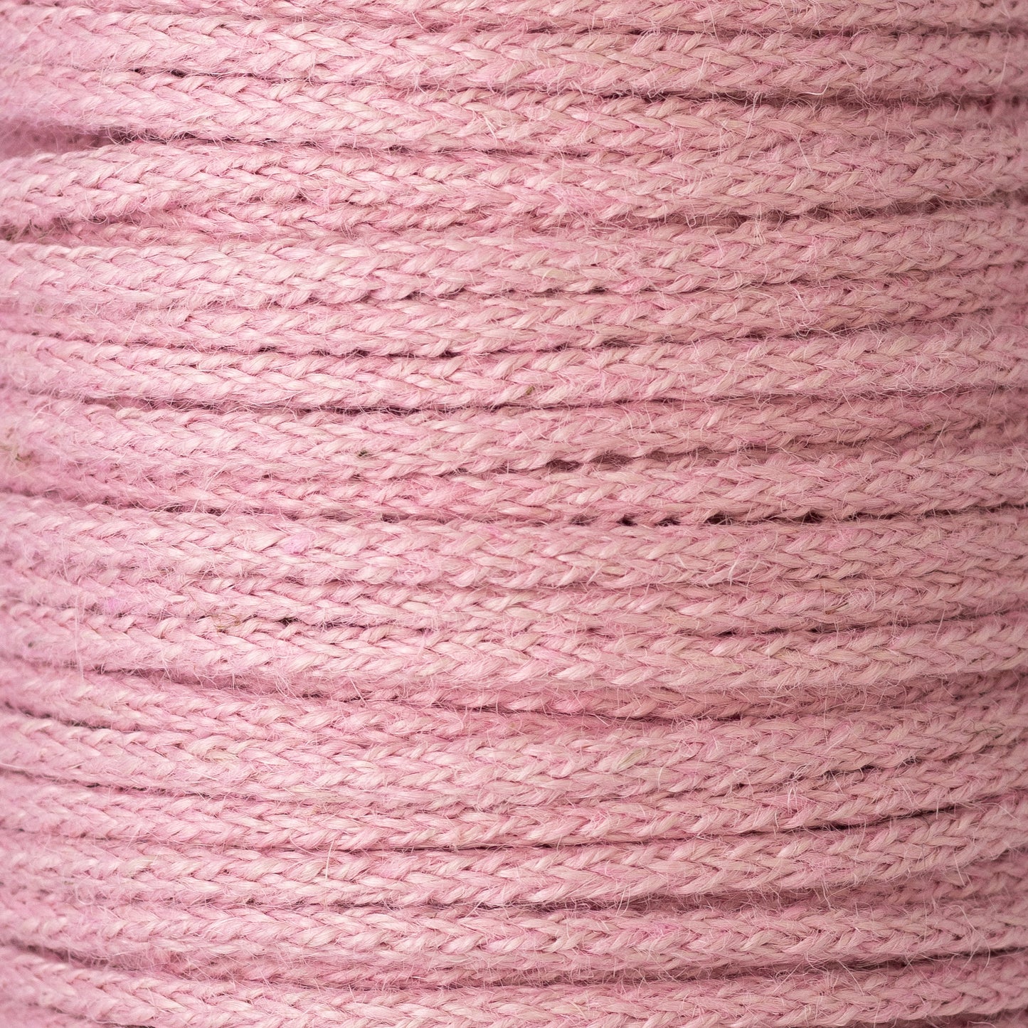 Cuenda de Yute 8mm Rosa bebé