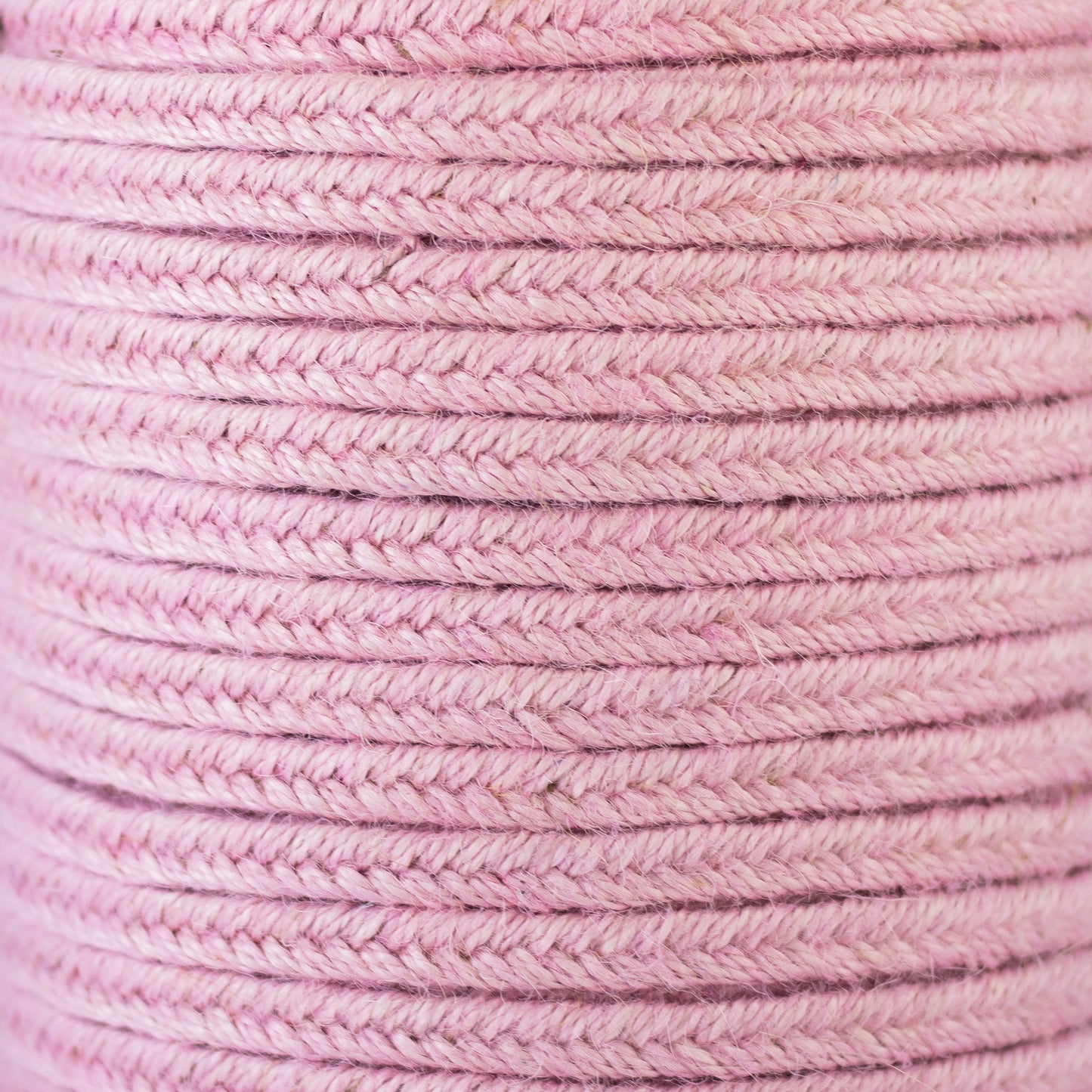 Trenza de Yute tipo Soutache 10mm Rosa tierno