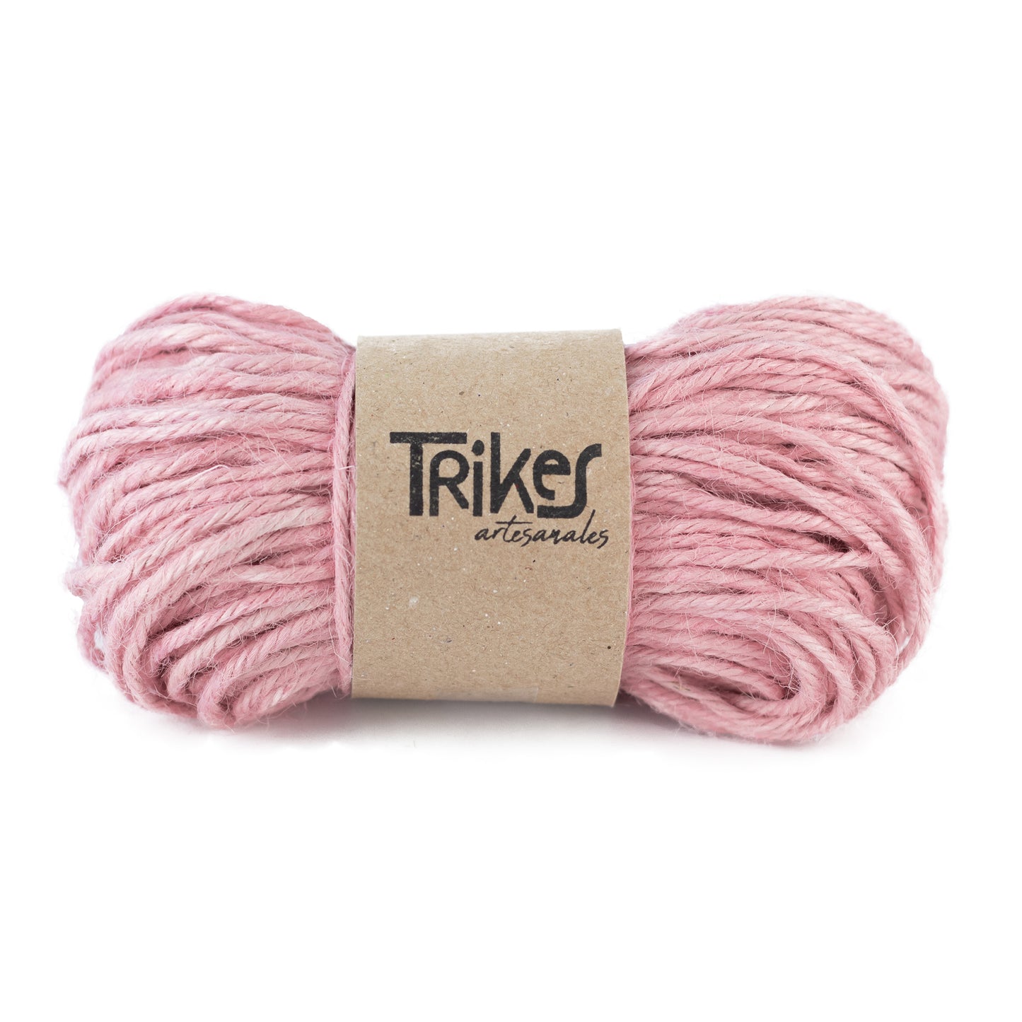 Yute Teñido 4mm 150gr Rosa bebe