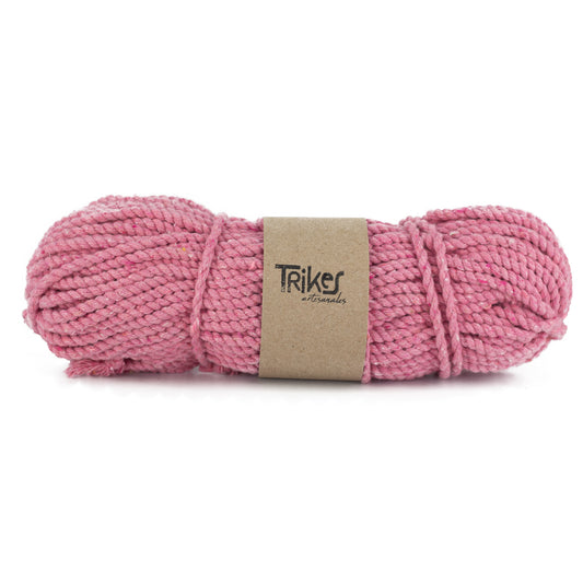 Cordon Flojo 2 Cabos 4mm Rosa Fresa