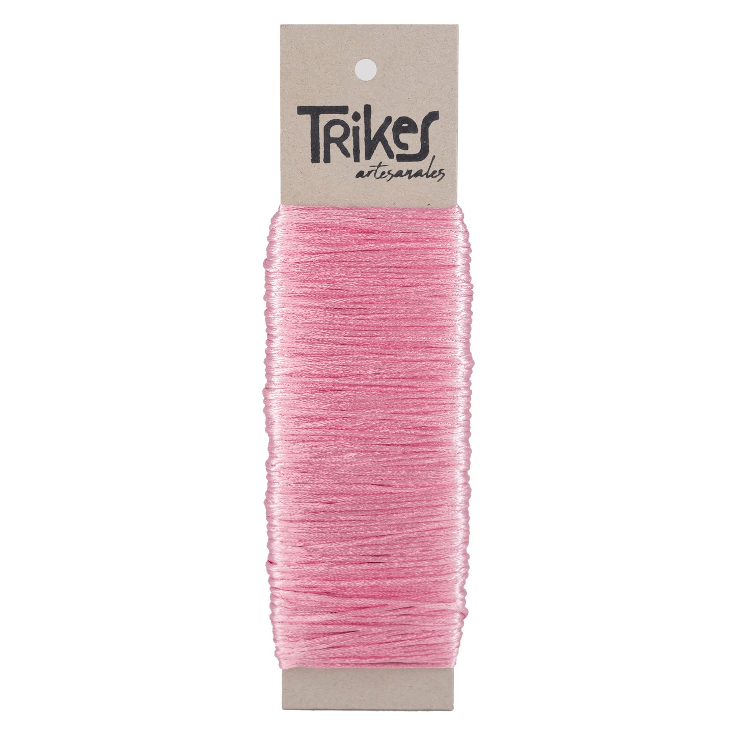 Cordon de Seda 1mm Rosa Pastel
