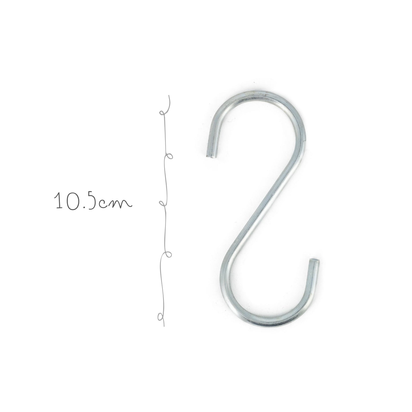 Gancho "S" 10.5 cm chico