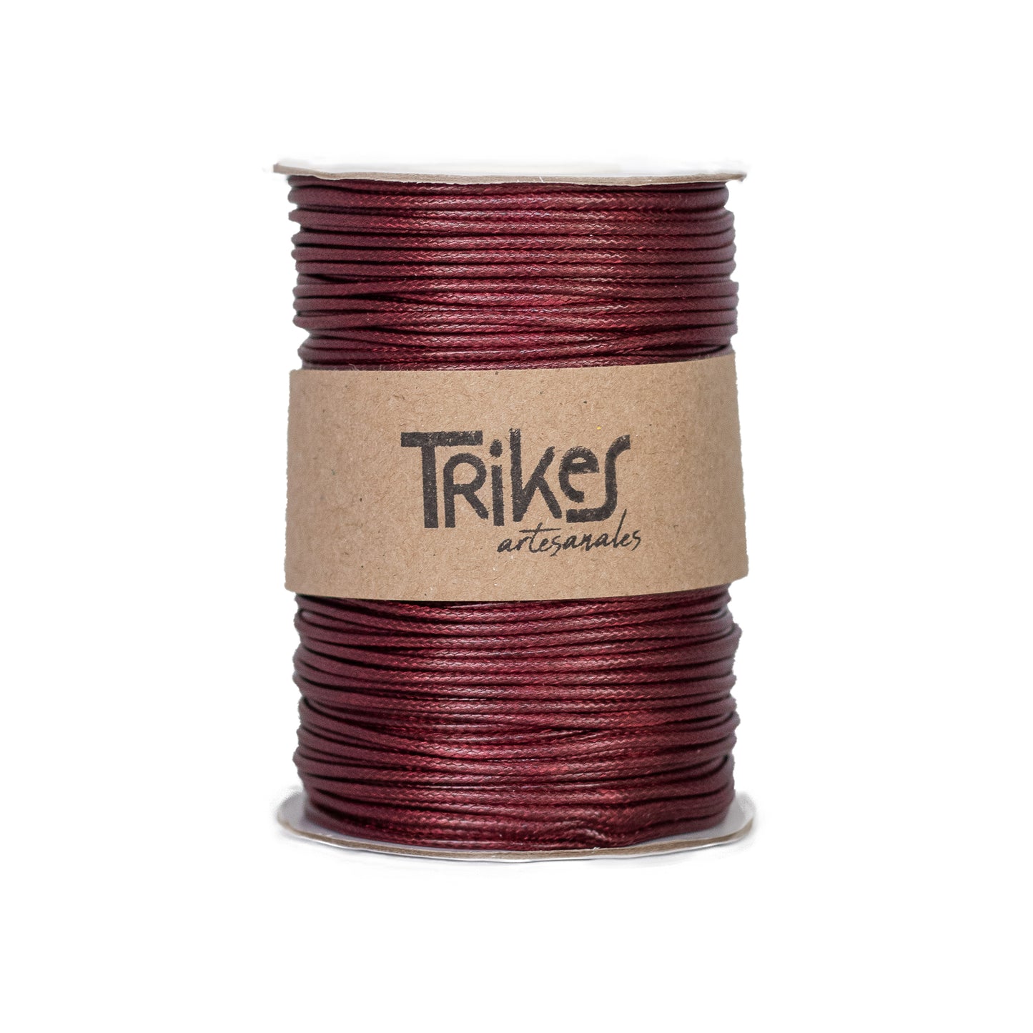 Cordon Encerado Fino 1.5mm Tinto