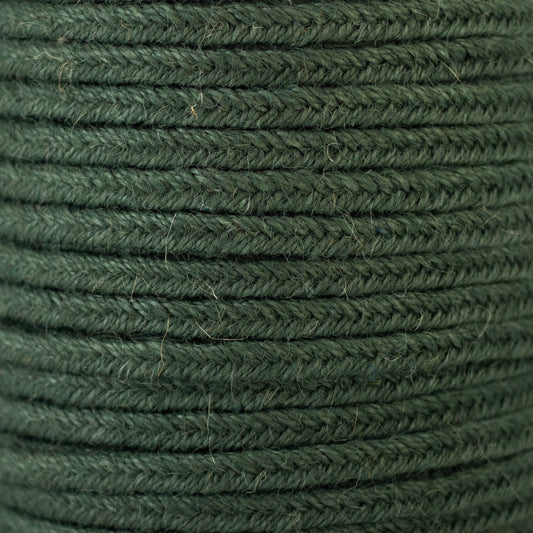 Trenza de Yute tipo Soutache 10mm Verde Militar