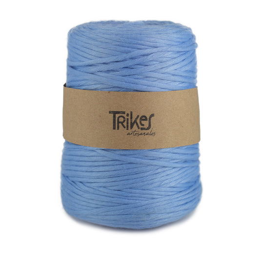 Hilaza Soft  Algodon Poliester Azul Francia 4mm