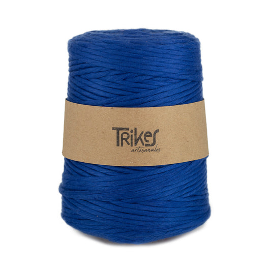 Hilaza Soft  Algodon Poliester Azul Rey 4mm