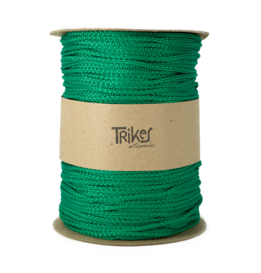 Macrame Sintetico 4mm Verde Bandera
