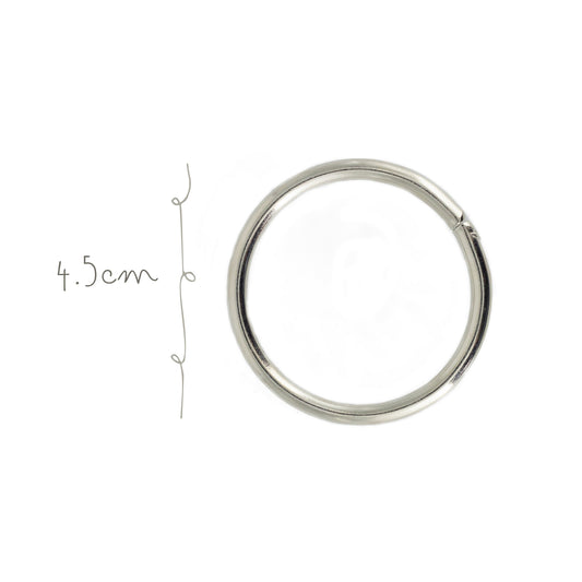 Argolla Metal 4.5cm Niquel