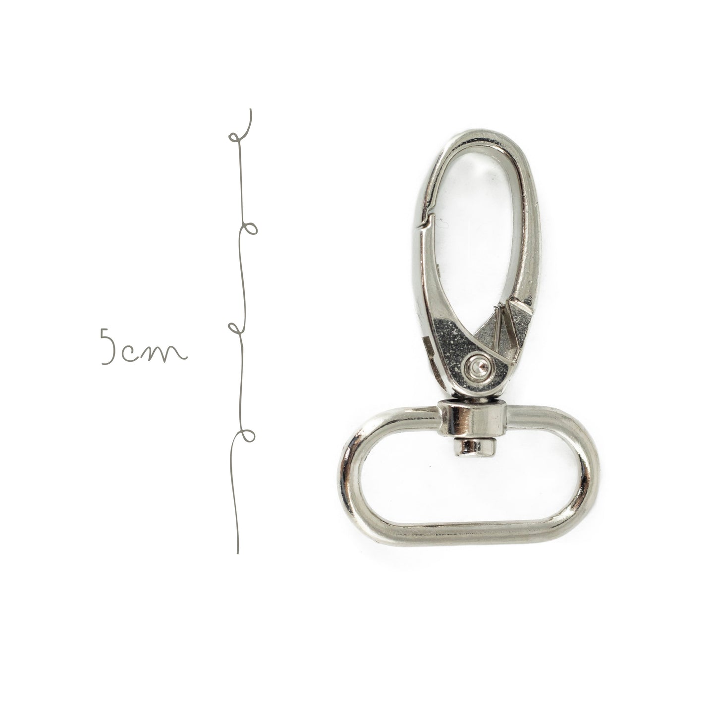 Bandola Gruesa 5cm Niquel