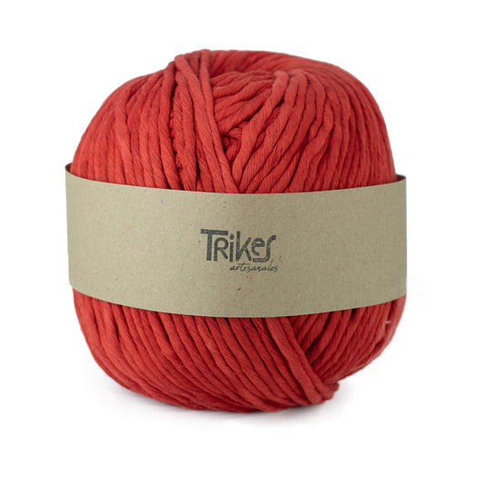 Hilaza Teñida 4mm Rojo