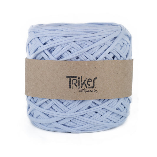 Trapillo Algodon Poliester 5mm Azul Bebe