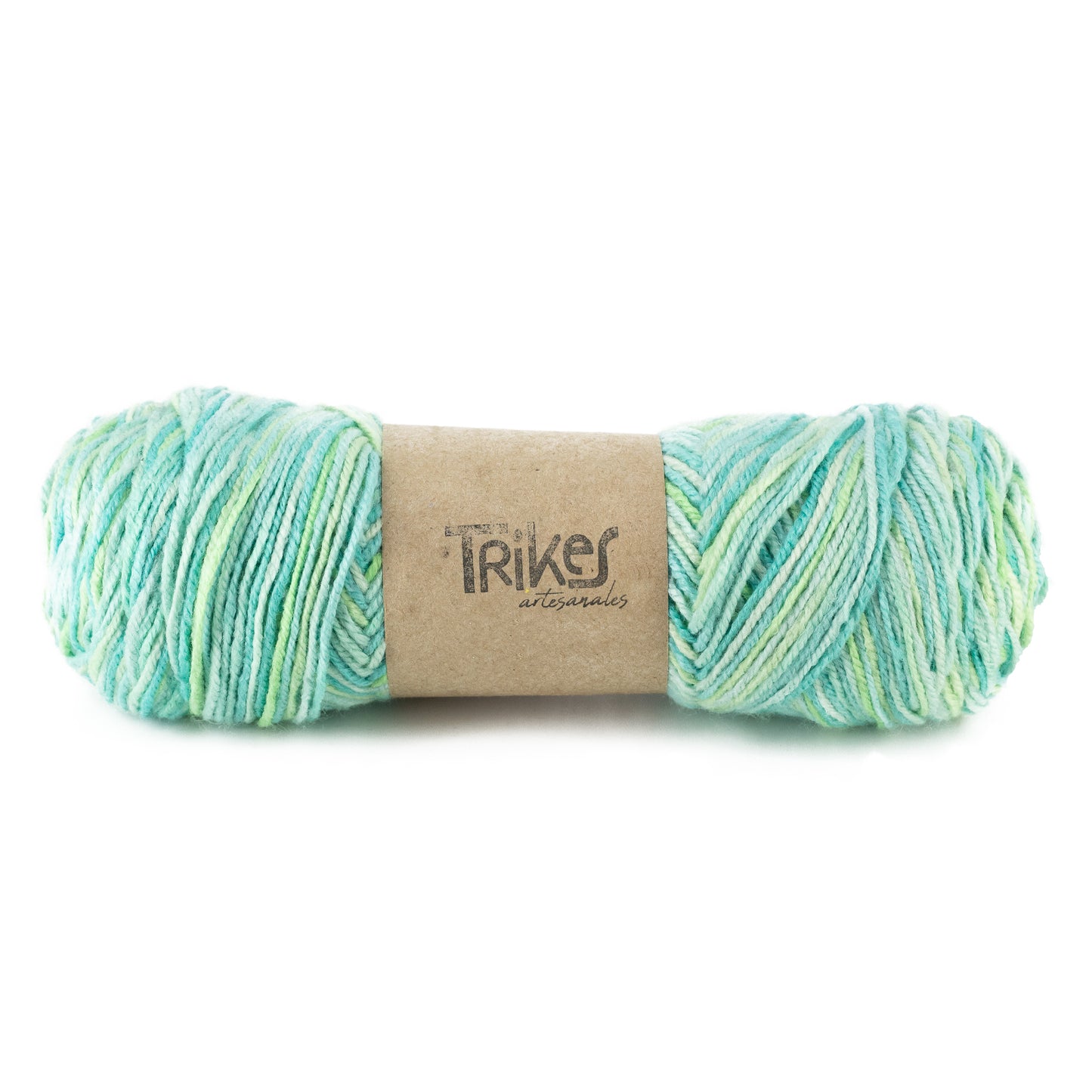 Estambre Acr. Arcoíris Azul/Verde Pastel