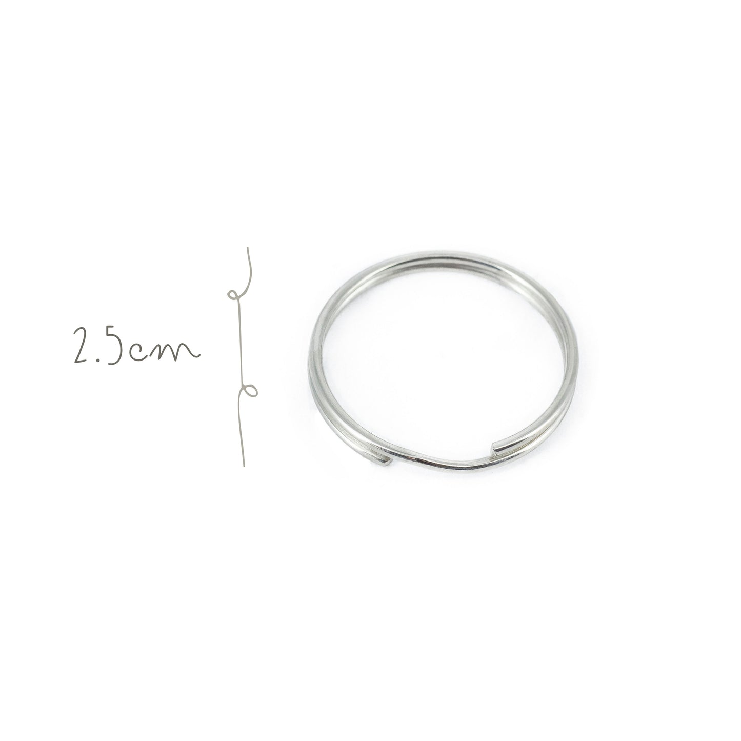 Argolla Metal Llavero 2.5cm Niquel