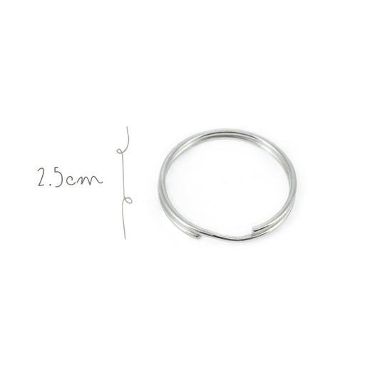 Argolla Metal Llavero 2.5cm Niquel