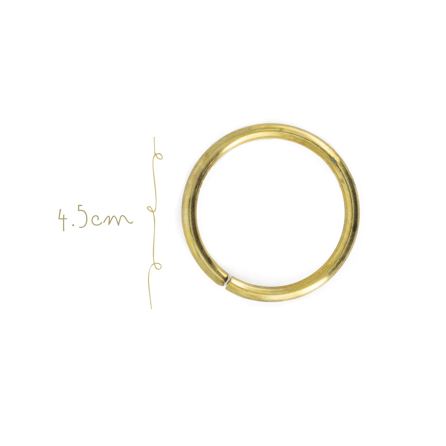 Argolla Metal 4.5 Dorada