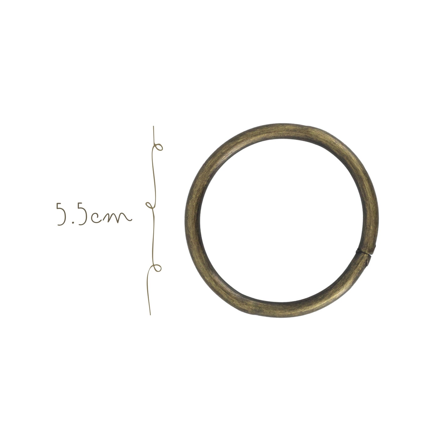 Argolla Metal 5.5cm Oro Viejo
