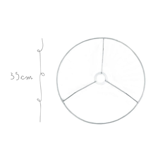 Base de Metal Lampara Simple 35cm