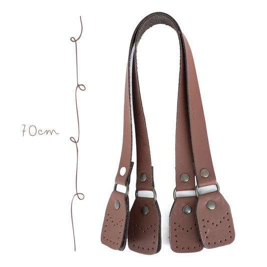 Asa bolsa 70cm Imit p/coser Café