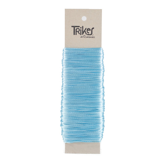 Cordon de Seda 1mm Azul Bebe