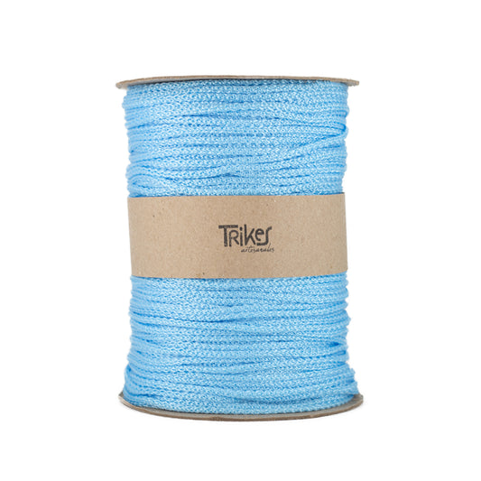 Macrame Sintetico 4mm Azul Cielo