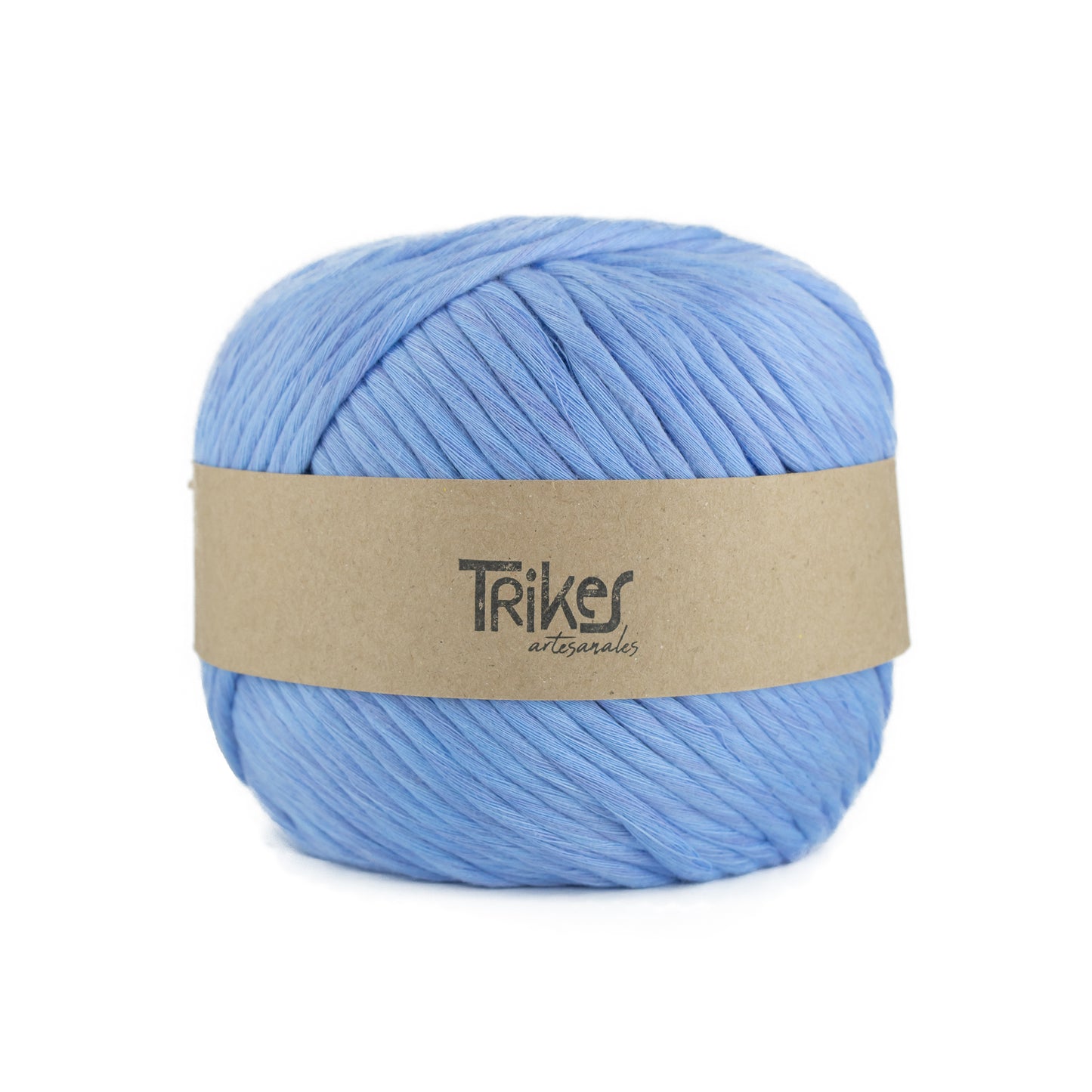 Hilaza Soft  Algodon Poliester Bola Azul Francia 4mm