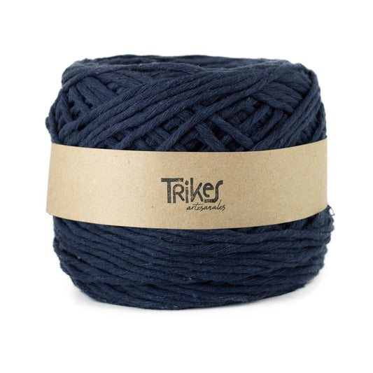 Hilaza Torcida Bola 4mm Azul Marino