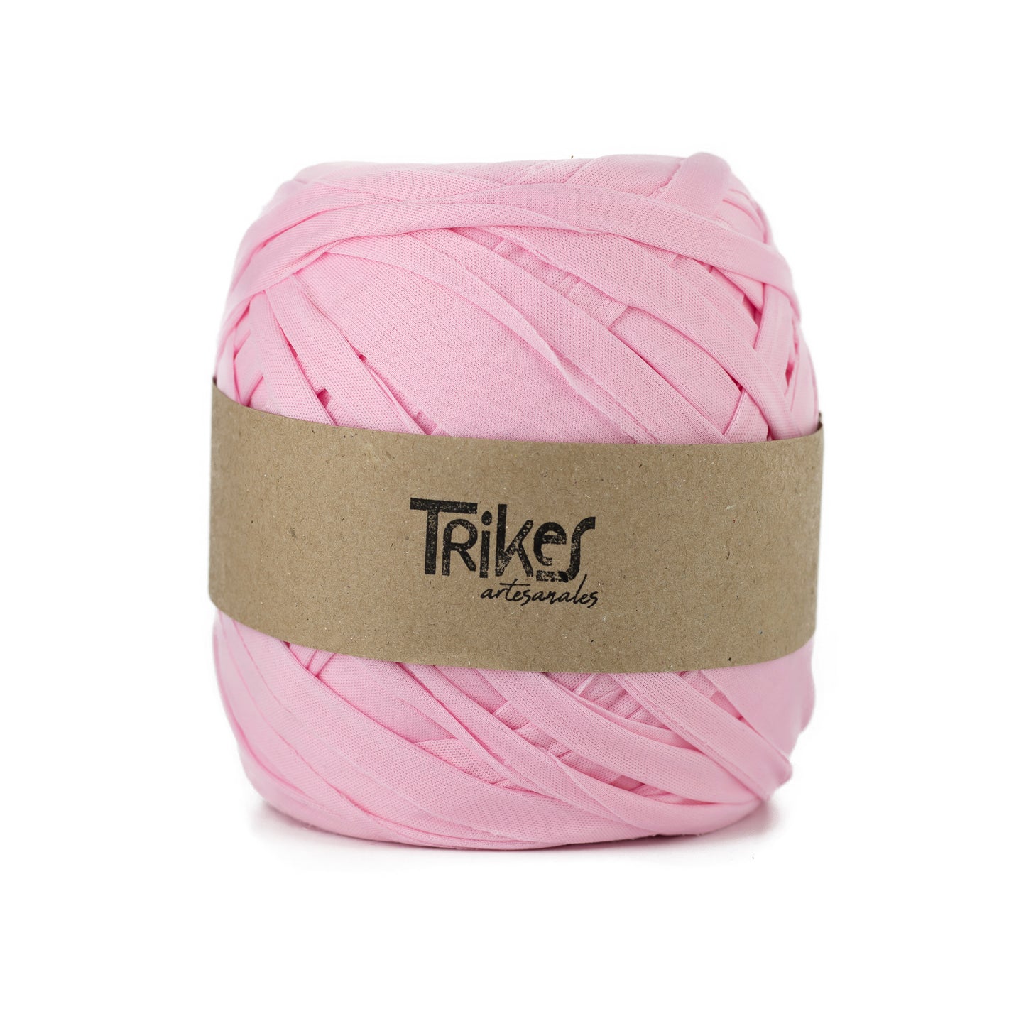 Trapillo Pluma Plano Pol 2.5cm Rosa Baby