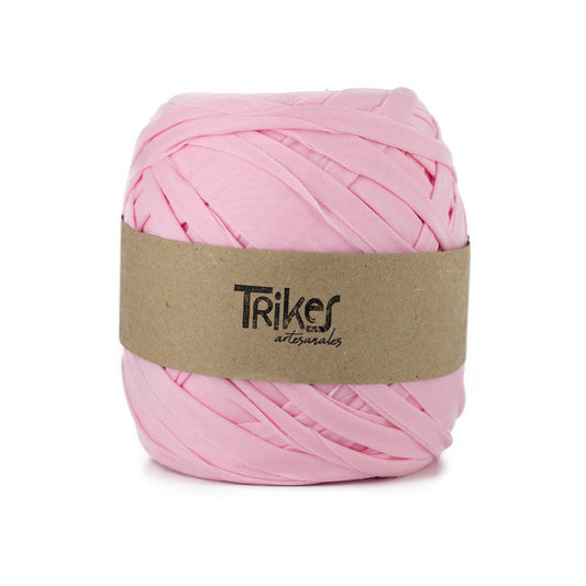 Trapillo Pluma Plano Pol 2.5cm Rosa Baby